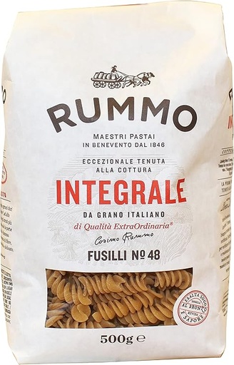 [12677] Rummo Pasta - Fusilli Wholewheat N48 X 16 X 500g