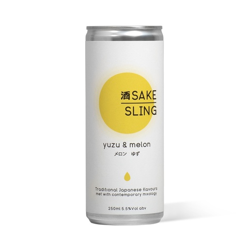 [11847] Sake Sling Cocktails - Yuzu & Melon 5.5% ABV X 12 X 250ml