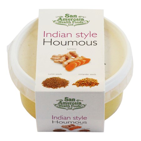 [4219] [PRE ORDER] San Amvrosia Dips - Indian Style Houmous 172g