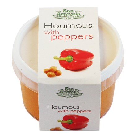 [4289] San Amvrosia Dips - Pepper Houmous 228g