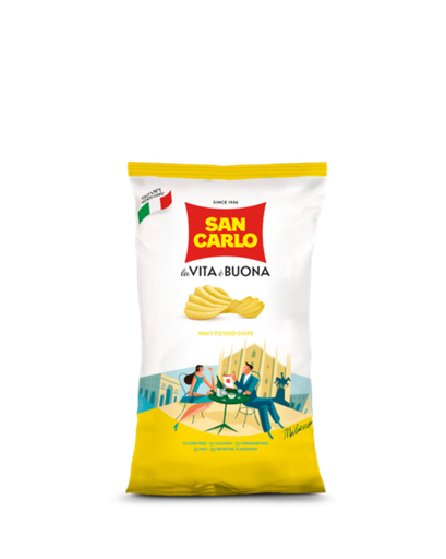 [10126] San Carlo Crisps - Rustic X 16 X 180g