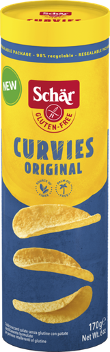 [12096] Schar Curvies Crisps - Original X 10 X 170g