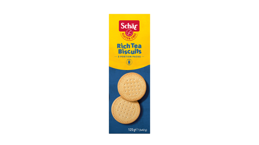[11857] Schar Gluten Free Biscuits - Rich Tea X 6 X 125g