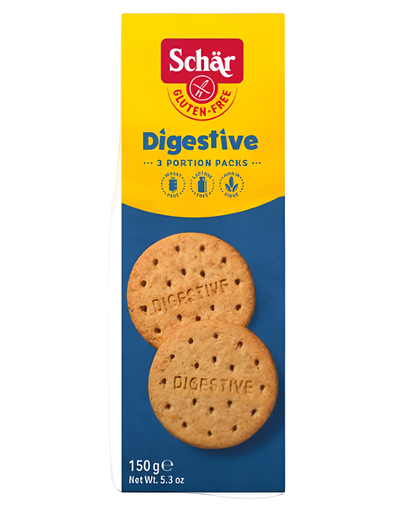 [11858] Schar Gluten Free Biscuits - Digestive X 6 X 150g