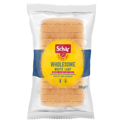 [11348] Schar Gluten Free Bread - Wholesome White X 4 X 300g