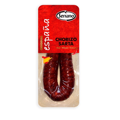[1625] Serrano Chorizo Ring Sarta - Picante 200g