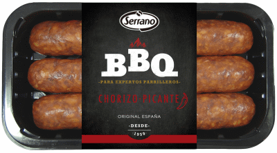 [3911] Serrano Chorizo Sausages - Picante 400g