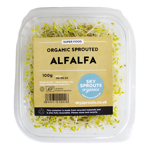 [13096] SkySprouts Organic Sprouts - Alfalfa 100g