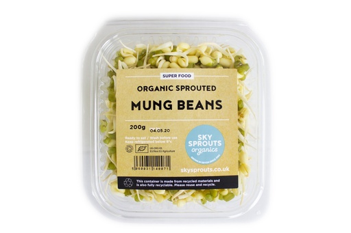 [13100] SkySprouts Organic Sprouts - Mung 200g