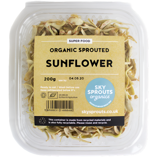 [13217] SkySprouts Organic Sprouts - Sunflower 200g