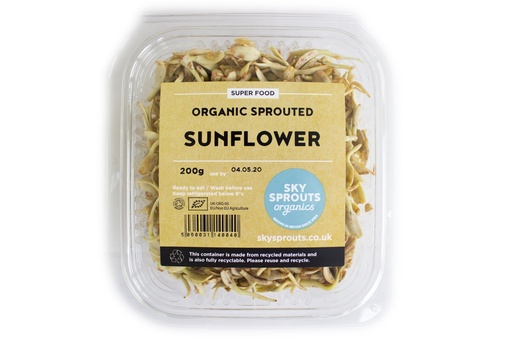 [13217] SkySprouts Organic Sprouts - Sunflower 200g