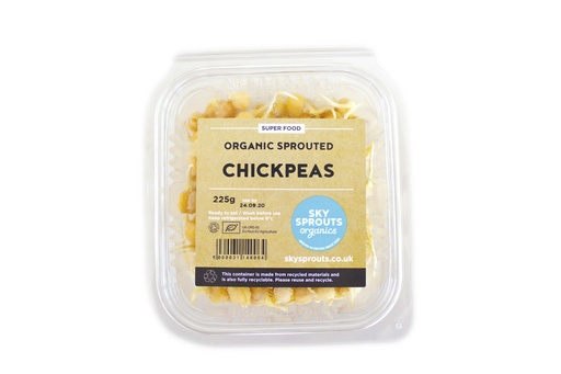 [13220] SkySprouts Organic Sprouts - Chickpea 225g