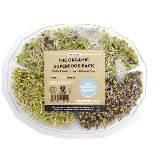 [13222] SkySprouts Organic Sprouts - Superfood Pack 110g