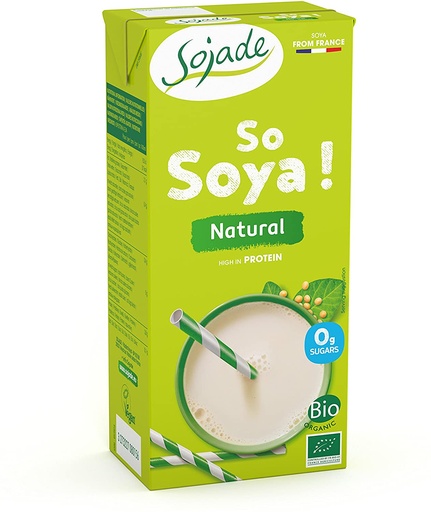 [9427] Sojade Natural Drink - Soya X 8 X 1L