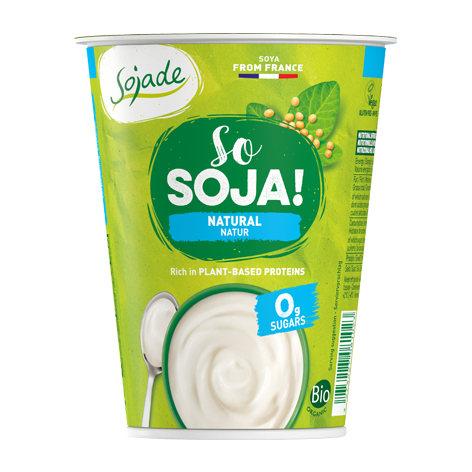 [8583] Sojade Organic Dairy Free Yoghurts - Natural 400g
