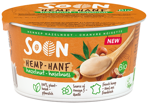 [11578] [30% OFF] Soon Organic Hemp Dessert - Hazelnut 150g