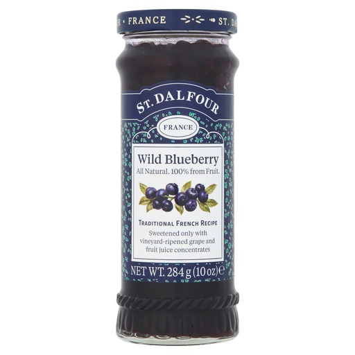 [6766] St Dalfour Jam - Blueberry X 6 X 284g