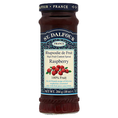 [6767] St Dalfour Jam - Red Raspberry X 6 X 284g