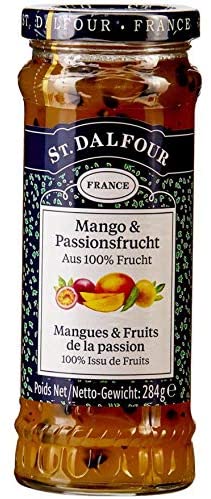 [7062] St Dalfour Jam - Mango and passionfruit X 6 X 284g