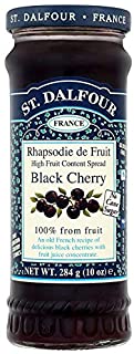 [7064] St Dalfour Jam - Black Cherry X 6 X 284g
