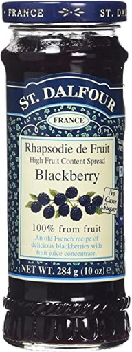 [8437] St Dalfour Jam - Blackberry X 6 X 284g