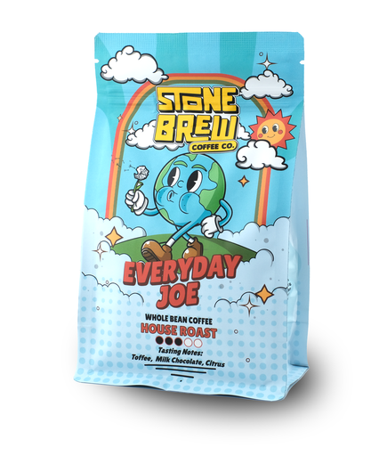 [13698] [PRODUCTION ISSUE] Stonebrew Coffee Co Coffee - WHOLEBEAN Everyday Joe X 6 X 200g