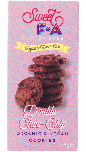 [13532] Sweet FA Gluten Free Cookies - Double Chocolate Chip 125g