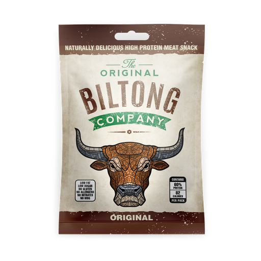 [4938] [PRODUCTION ISSUE] The Original Biltong Co - Biltong Original X 12 X 30g