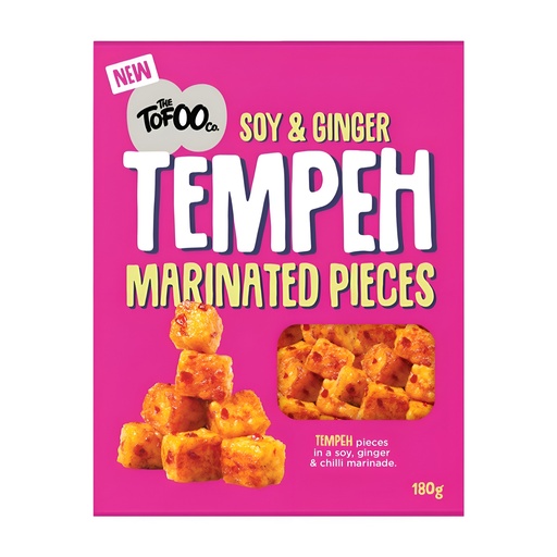 [13054] [20% OFF] The Tofoo Co Tofu - Soy and Ginger Tempeh Pieces 180g