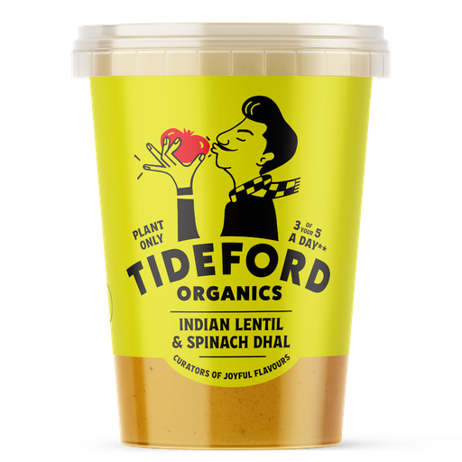 [9469] Tideford Organics Fresh Soup - Lentil & Spinach Dhal 560g