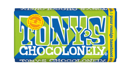 [11687] Tonys Chocolonely Chocolate - Dark Creamy Hazelnut Crunch X 15 X180g