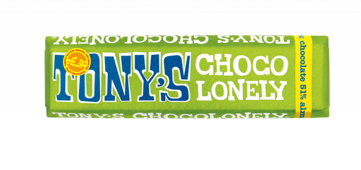 [6078] Tonys Chocolonely Chocolate - SMALL Dark Chocolate Almond & Sea Salt X 35 X 47g
