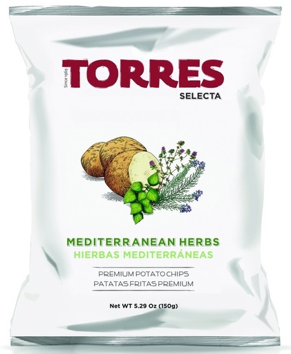 [11804] Torres Crisps - MEDIUM Mediterranean Herbs X 15 X 150g
