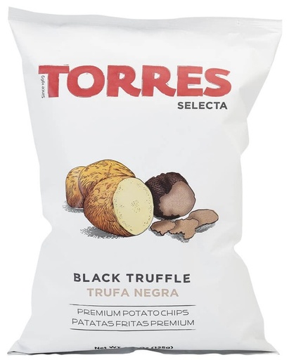 [9506] Torres Crisps - MEDIUM Black Truffle Potato X 15 X 125g