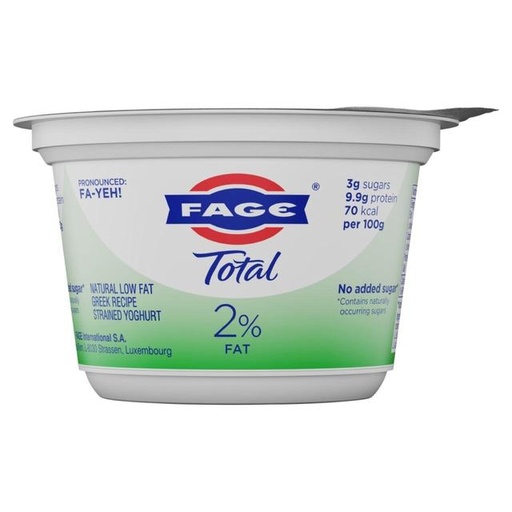 [1495] Total Greek Strained Yoghurt - Small 2% 150g