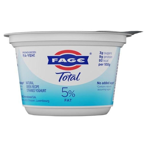 [1497] [10% OFF] Total Greek Strained Yoghurt - Small 5% Original 150g