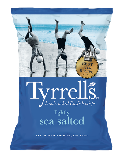 [4392] Tyrrells Potato Crisps - Lightly Salted X 12 X 150g