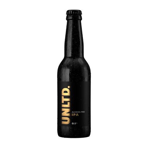 [13113] [PRODUCTION ISSUE] UNLTD Alcohol Free Beer - BOTTLE IPA 0.5% ABV X 12 X 330ml