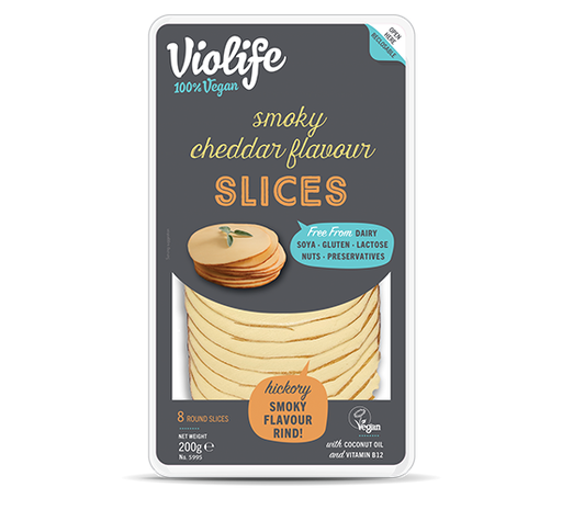 [10525] Violife Vegan Cheese - Smoked Slices 200g