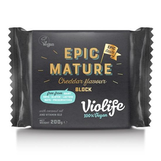 [6806] [20% OFF] Violife Vegan Cheese - BLOCK Epic Mature 200g