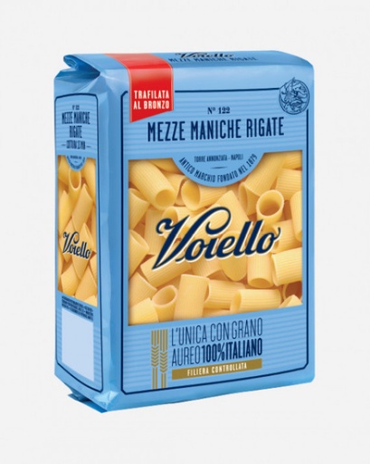 [10135] Voiello Italian Pasta - Mezze Maniche 500g