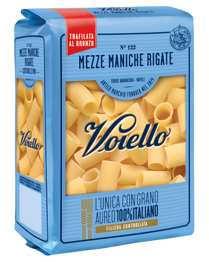 [10135] Voiello Italian Pasta - N122 Mezze Maniche 500g