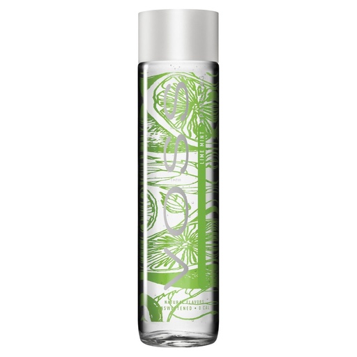 [9234] Voss Artesian Water Glass - Sparkling Lime Mint X 12 X 375ml