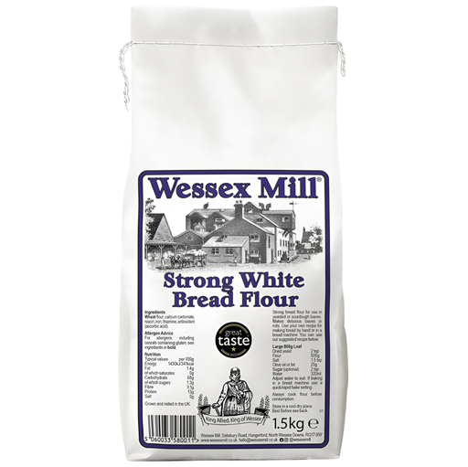 [13994] Wessex Mill Flour - Strong White Bread X 5 X 1.5kg