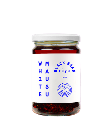 [10841] White Mausu - Black Bean Rayu X 6 X 240g