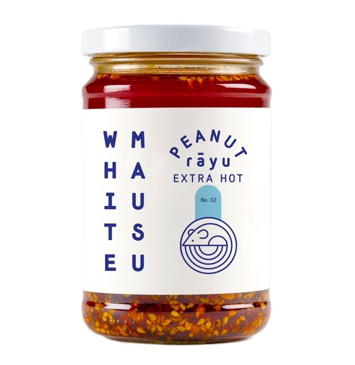[11631] White Mausu - Extra Hot Peanut Rayu X 6 X 240g