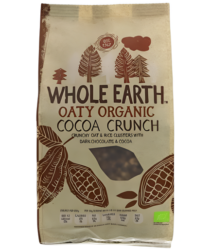 [9213] Whole Earth Organic Cereal - Organic Cocoa Crunch X 5 X 375g