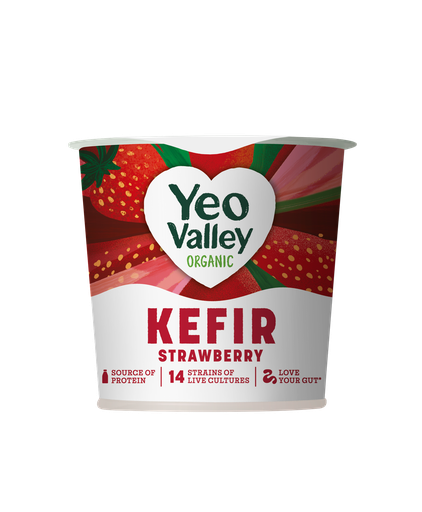 [8534] Yeo Valley Kefir Yoghurt - Strawberry 350g