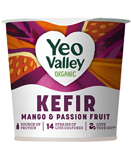 [8536] Yeo Valley Kefir Yoghurt - Mango & Passionfruit 350g