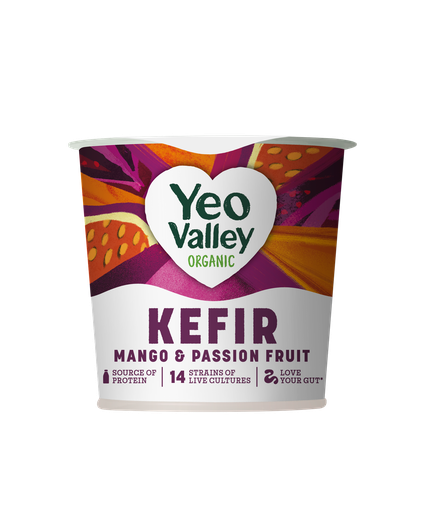 [8536] Yeo Valley Kefir Yoghurt - Mango & Passionfruit 350g
